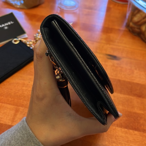 CHANEL Vintage Wallet on Chain Caviar Crossbody Authentic - Picture 17 of 17